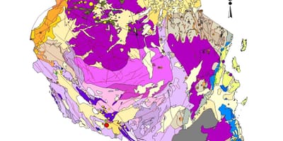 Kaart van tanzania geologische